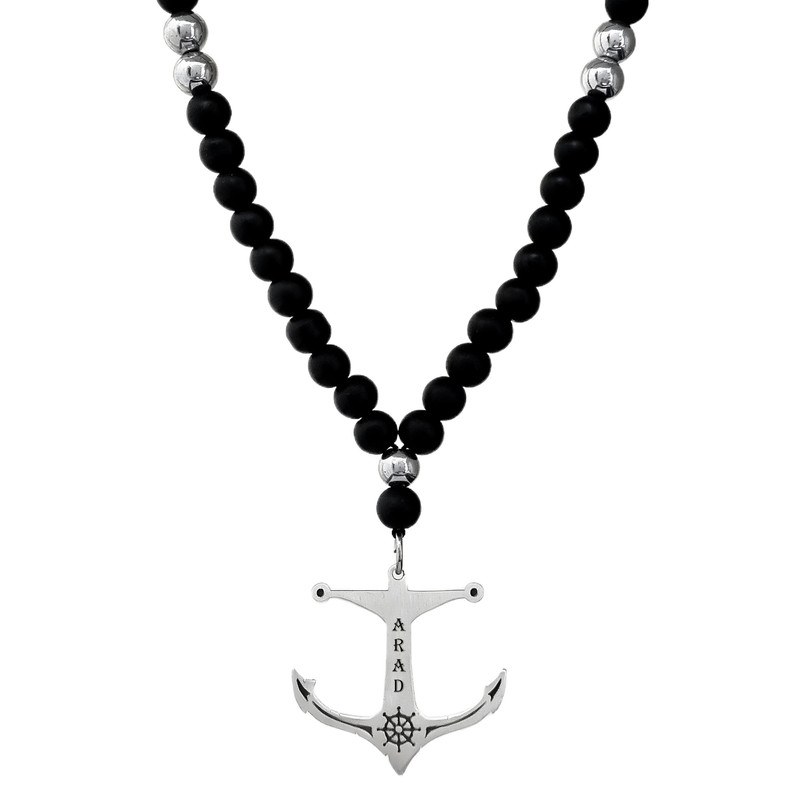 گردنبند نقره مردانه لیردا مدل اسم آراد 72504