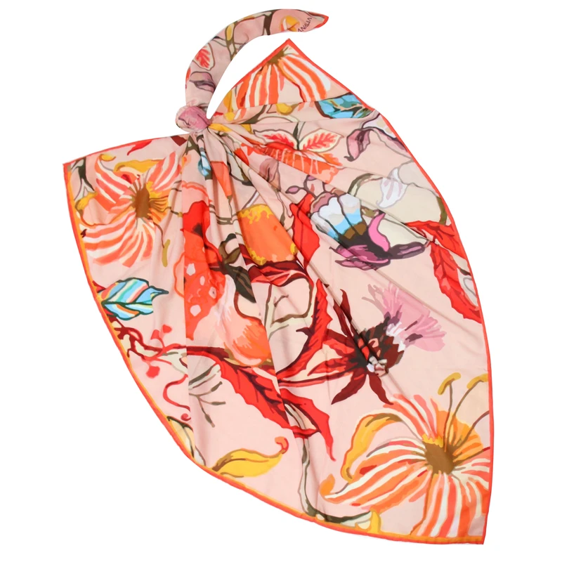 روسری زنانه آنالیا مدل نخی دور دست دوز شیک کد 2989-1