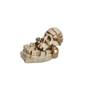 زیرسیگاری طرح اسکلت مدل جمجمه کد kd13