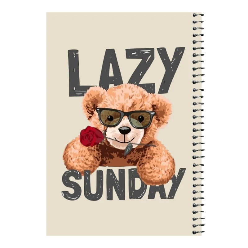 دفتر مشق 80 برگ اس جی مدل تدی گل    