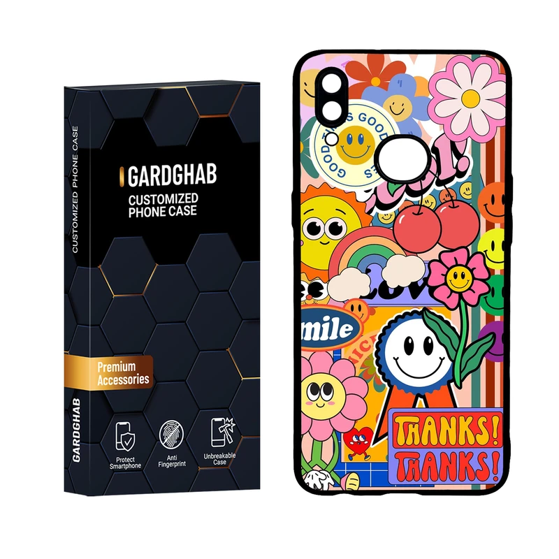 کاور گارد قاب مدل دور ژله ای فانتزی مناسب برای گوشی موبایل سامسونگ Galaxy A10s