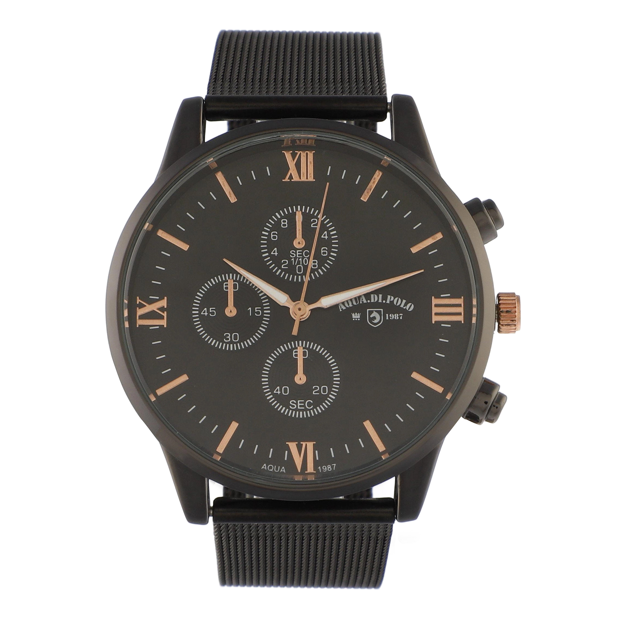 ساعت مچی عقربه‌ای مردانه آکوا دی پولو مدل APSV1-A5741-EH333