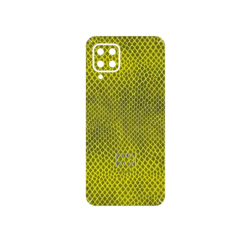برچسب پوششی ماهوت مدل Yellow Snake Skin مناسب برای گوشی موبایل سامسونگ Galaxy F22