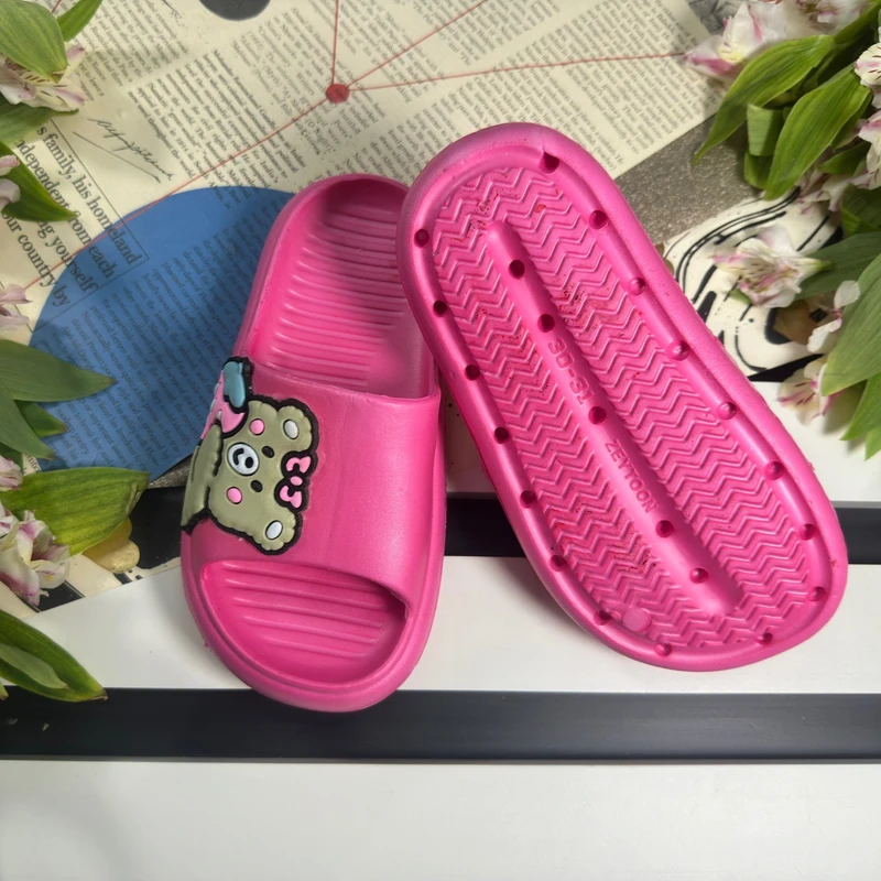 عکس شماره 2 : دمپایی دخترانه زیتون مدل ملودی کد pi-02