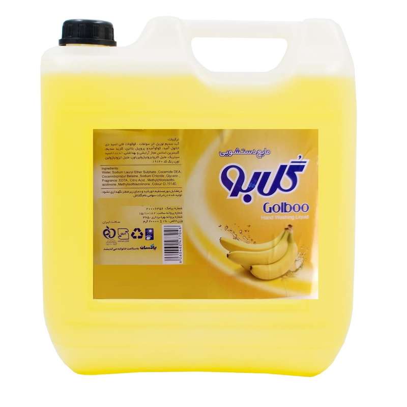 مایع دستشویی گل بو مدل Banana حجم 10 لیتر