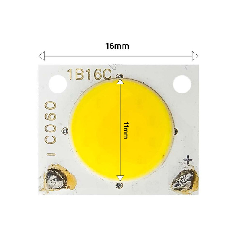 چیپ ال ای دی 7 وات مدل 1611 بسته 4 عددی