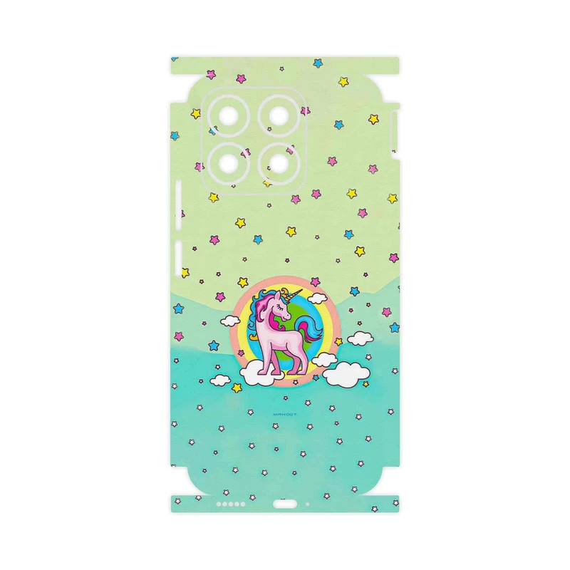 برچسب پوششی ماهوت مدل Rainbow unicorn adventure-FullSkin مناسب برای گوشی موبایل آنر X8b