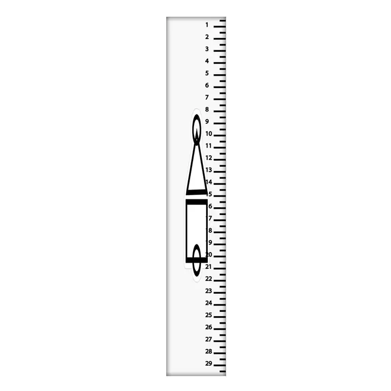 خط کش 30 سانتی متر طرح Squid Game کد 2270