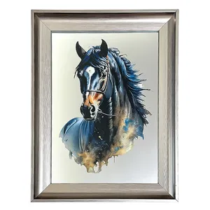 تابلو آینه مدل horse کد 011 سایز 36*27 سانتی متر