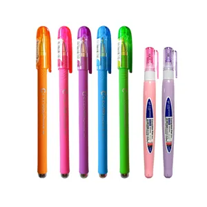 خودکار سی.کلاس مدل ایزی افیس طرح جیر به همراه غلط گیر بسته 7 عددی