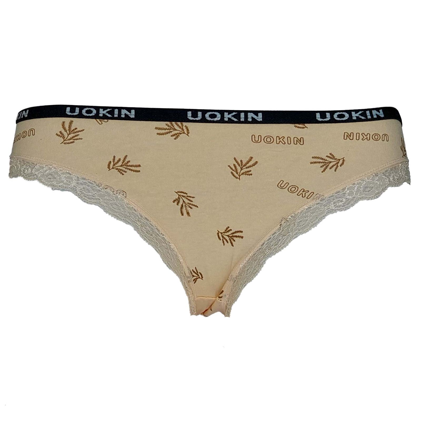 شورت زنانه یوکین مدل بغل گیپور گلدار کد 1299 -  - 3