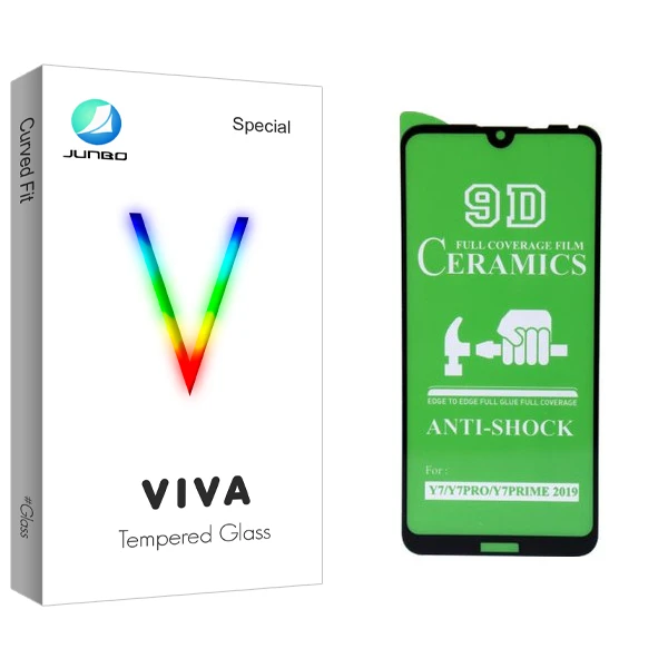 محافظ صفحه نمایش سرامیکی جانبو مدل Viva Glass مناسب برای گوشی موبایل هوآوی Y7/Y7PRO/Y7PRIME 2019