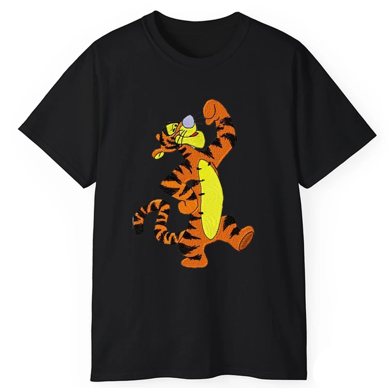 تی‌شرت آستین کوتاه مردانه پاد آفرین مدل ببری شادان 5