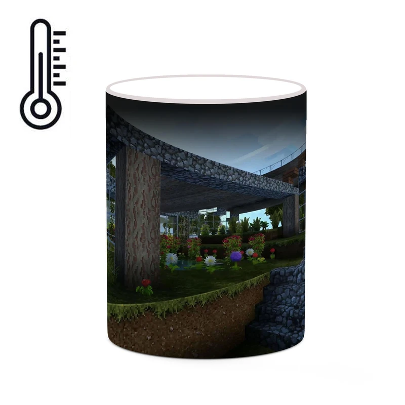 ماگ حرارتی کاکتی طرح ماینکرافت minecraft مدل mgh41458