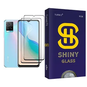 Atouchbo Shiny Glass2 Ceramics Screen Protector For  Y33s Pack Of 2