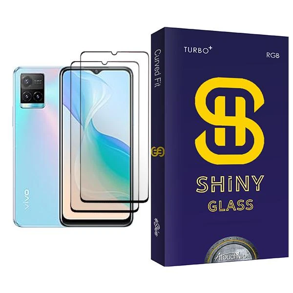 محافظ صفحه نمایش سرامیکی آتوچبو مدل Shiny Glass2 مناسب برای گوشی موبایل ویوو Y33s بسته دو عددی