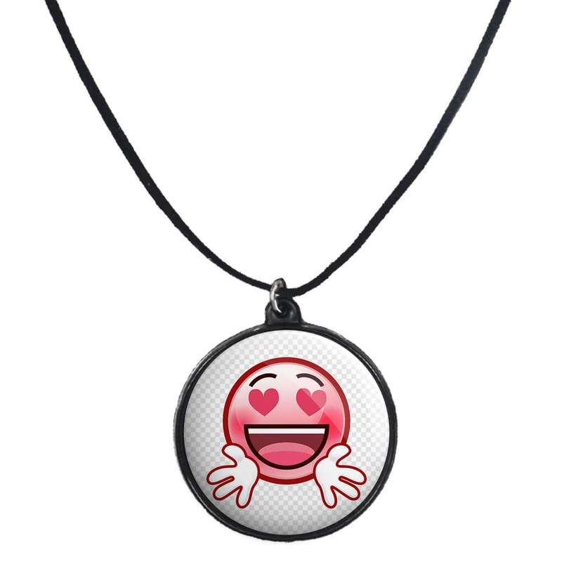 گردنبند پرمانه طرح ایموجی کد pmb.31503 مدل دو طرفه گردنبند پرمانه طرح ایموجی کد pmb.31503 مدل دو طرفه