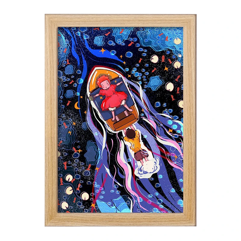 تابلو خندالو مدل انیمه پونیو (Ponyo) کد F9668