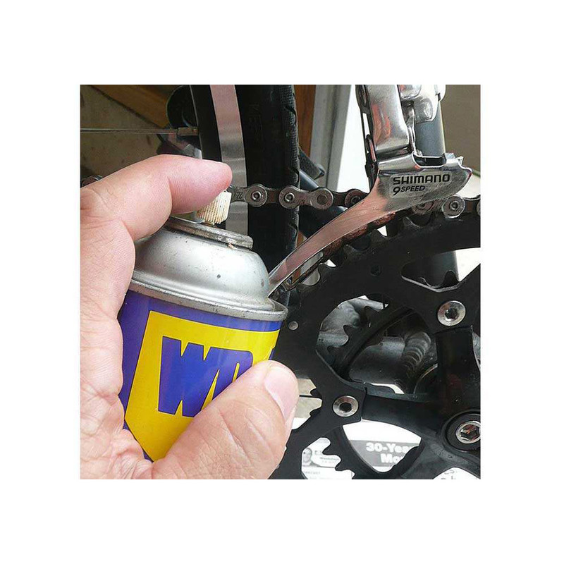 اسپری روان کننده گامی مدل WD-40 حجم 400 میلی لیتر مجموعه 4 عددی
