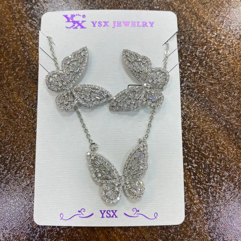 نیم ست زنانه وای اس ایکس مدل پروانه کد M1000