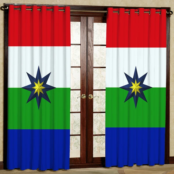 پرده مدل چاپی هازان پانچی کد 517 سایز 200x140 سانتی متر