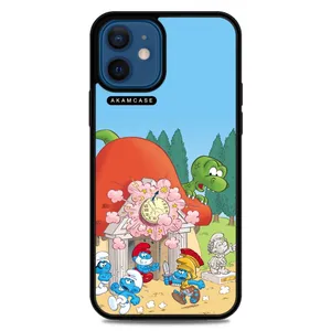 AKAM AMC-WA12M-SMURFS-6 Cover For Apple iPhone 12 Mini
