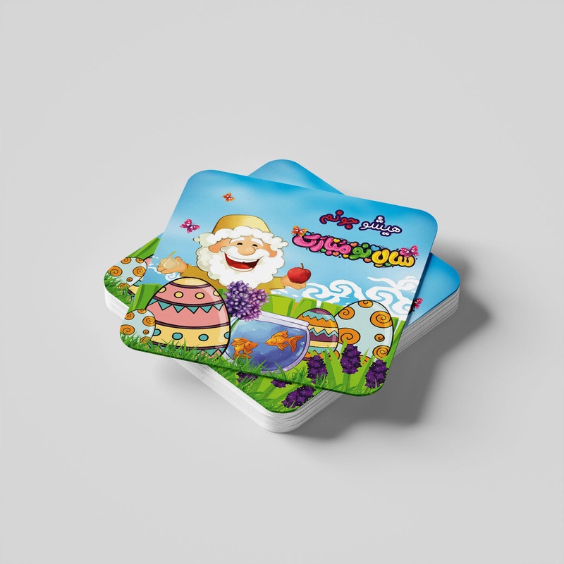 مگنت کاکتی مدل عید نوروز و سال نو طرح اسم هیشو کد mn44303