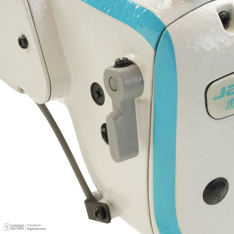 عکس شماره 24 : چرخ خیاطی صنعتی راسته دوز جک مدل a2b به همراه میز و پایه