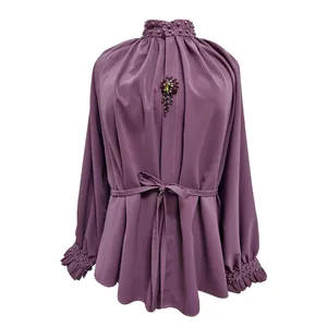 شومیز آستین بلند یقه ایستاده زنانه مدل  349