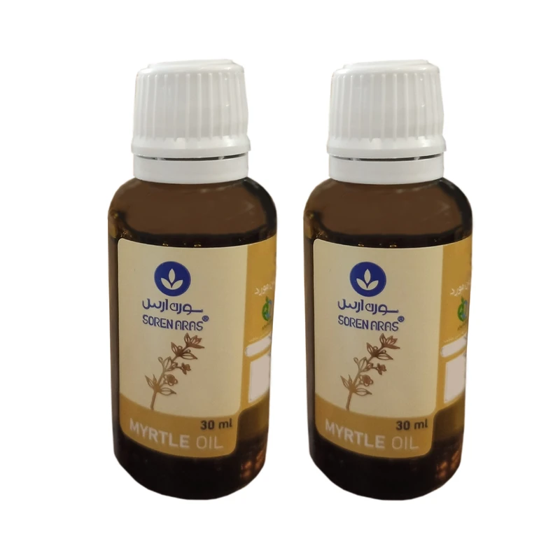 روغن بدن سورن ارس مدل گیاه مورد مناسب برای انواع پوست حجم 30 میلی لیتر بسته 2 عددی