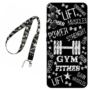 Megafone Gym 0010 Cover For Samsung Galaxy M13 Mobile Neckband