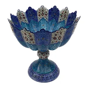 میوه خوری میناکاری مدل پایه دار