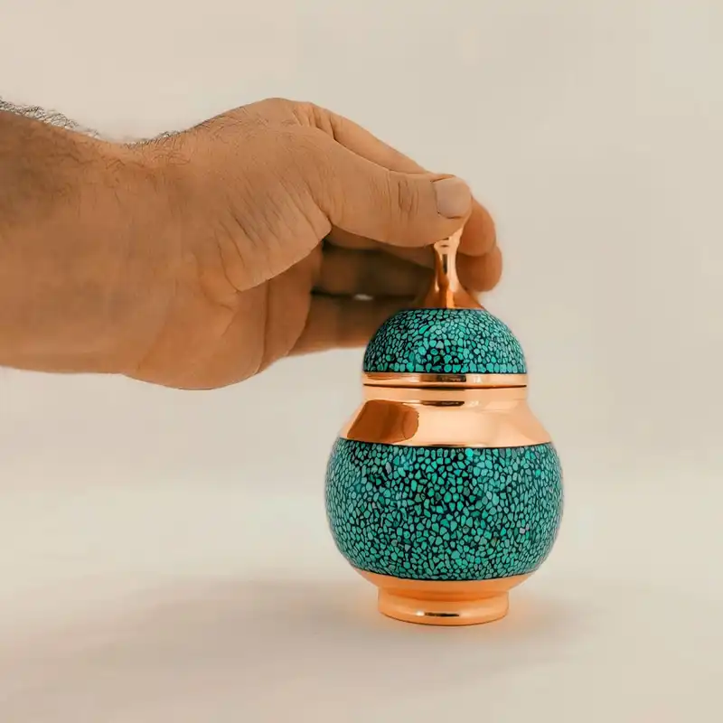 قندان فیروزه کوبی کد 010