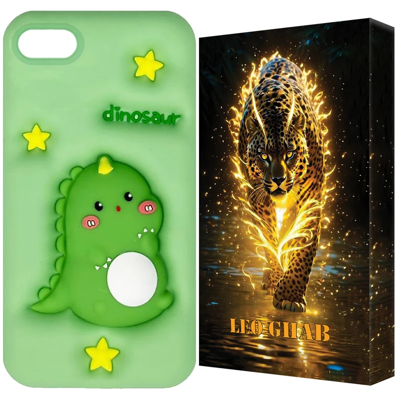 کاور لئو قاب طرح دایناسور مدل DINOL مناسب برای گوشی موبایل اپل iPhone 7 \ iPhone 8 \ iPhone SE 2020 \ iPhone SE 2022