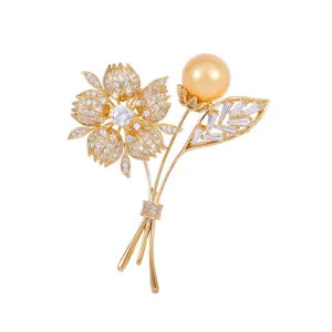 گل سینه زنانه شهر جواهر مدل SJ-BR034