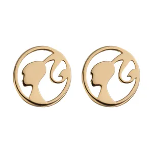 گوشواره طلا 18 عیار زنانه الن نار مدل 1063