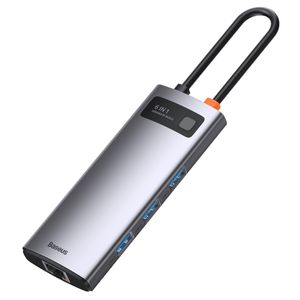 نقد و بررسی هاب 6 پورت USB-C باسیوس مدل CW0G توسط خریداران