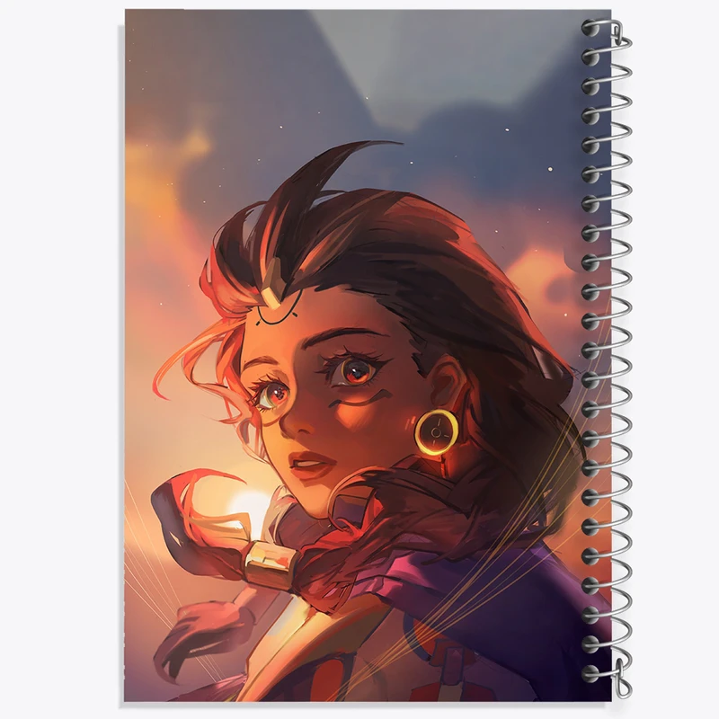 دفتر نت موسیقی 50 برگ خندالو مدل بازی اورواچ (Overwatch) کد 31638