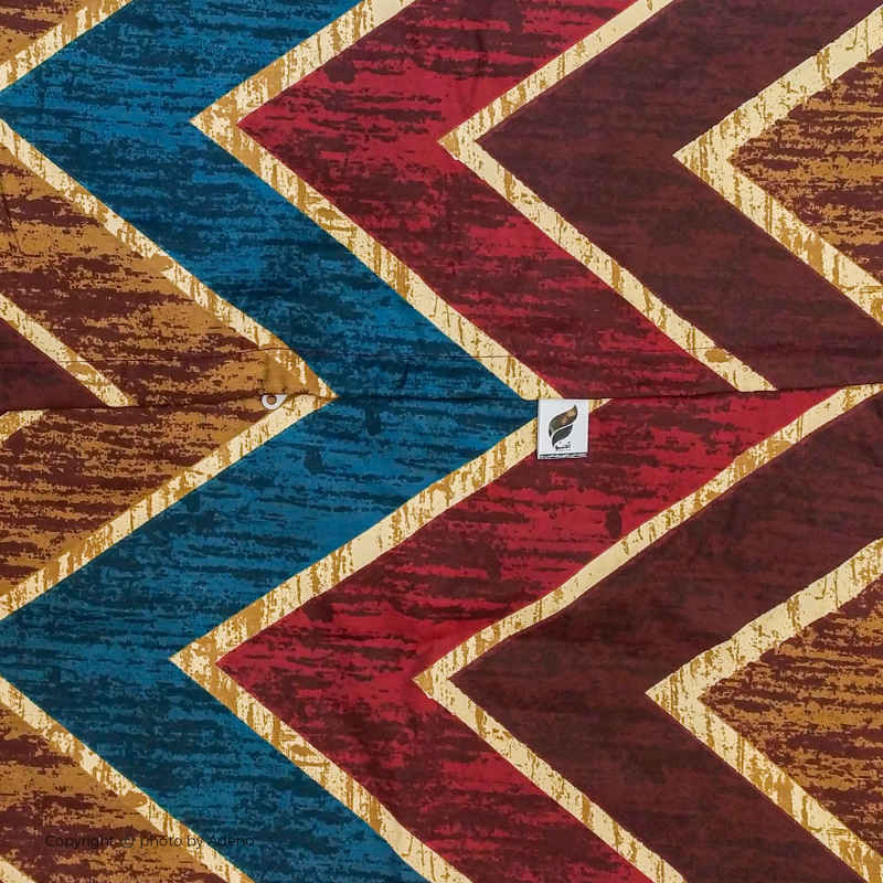 سرویس روتختی آدنو مدل Colord zigzag کد IR42 دونفره 4 تکه