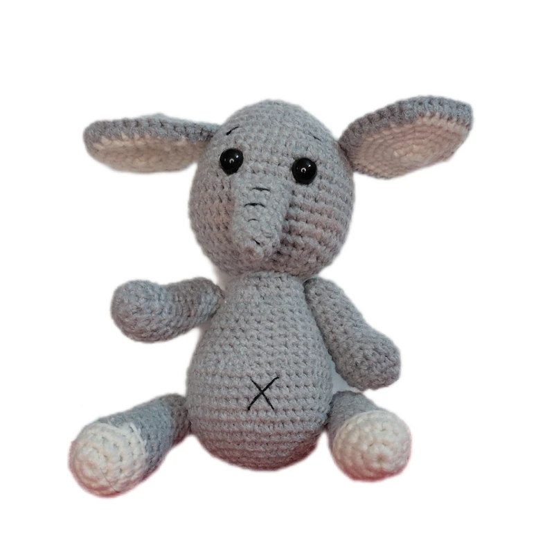 عروسک بافتنی مدل فیل