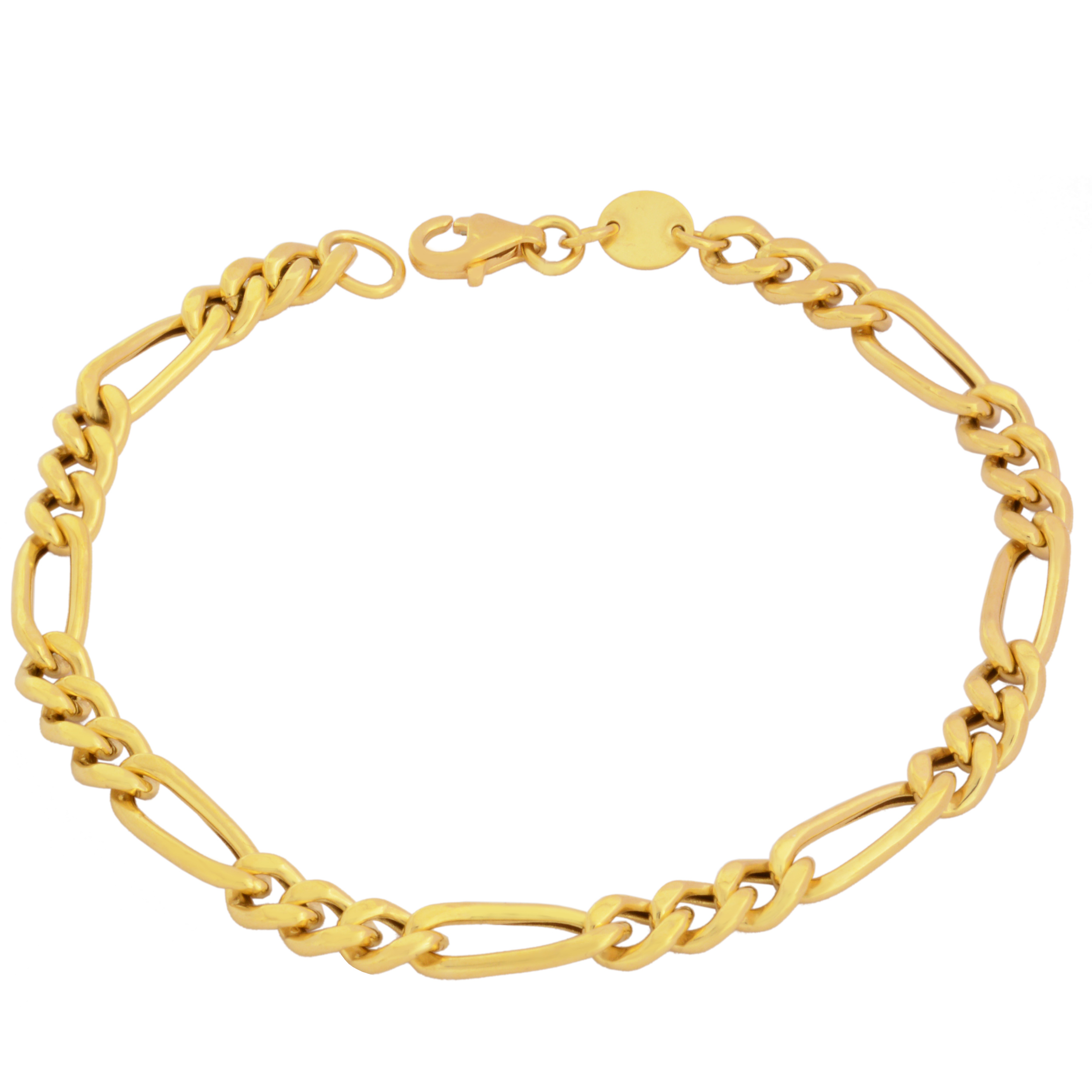 دستبند طلا 18 عیار زنانه طلای مستجابی مدل گلستانه کد 67020