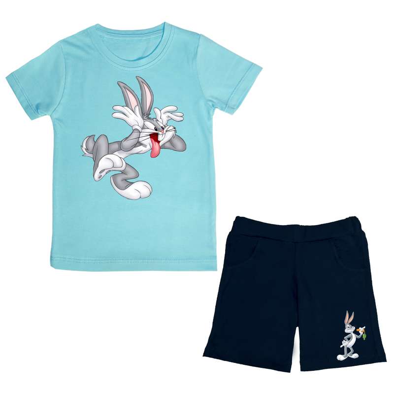 ست تی شرت و شلوارک پسرانه مدل Bugs bunny BL