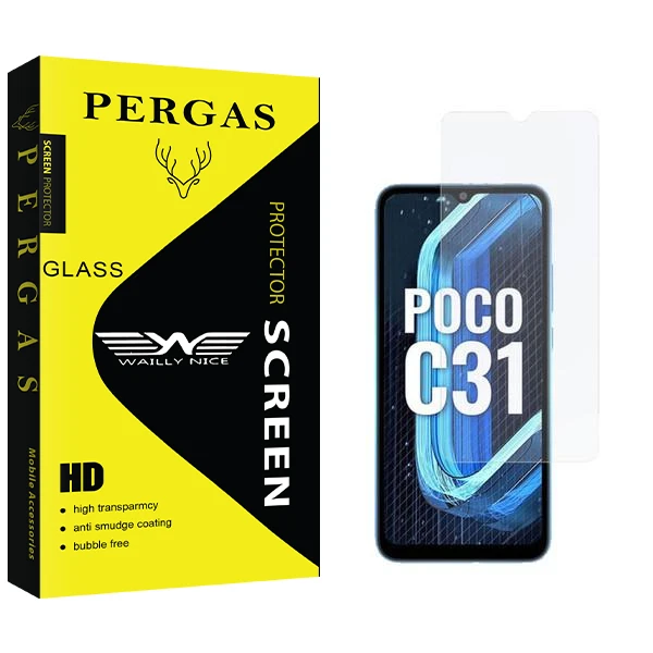 محافظ صفحه نمایش وایلی نایس مدل Pergas مناسب برای گوشی موبایل شیائومی Poco C31