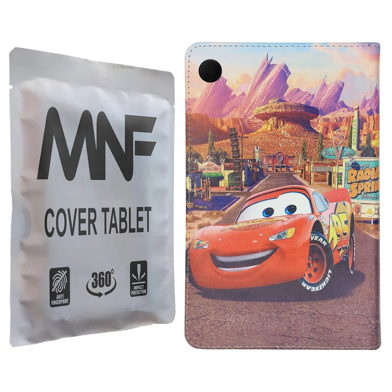 کیف کلاسوری ام ان اف طرح ماشین کد M-366 مناسب برای تبلت سامسونگ Galaxy Tab A9 / X115