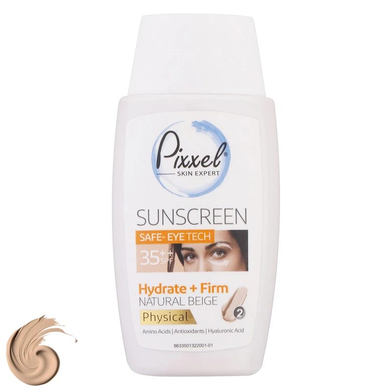 کرم ضدآفتاب رنگی پیکسل SPF35 مدل physical ‌مناسب انواع پوست، حجم 50 میلی‌لیتر