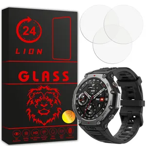 LION RB007 Screen Protector For Xiaomi Watch Amazfit T Rex 3 pack of 3