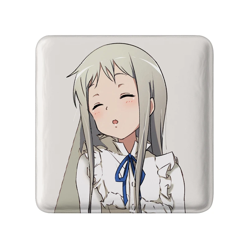 پیکسل خندالو طرح میکو هونما و جینتو انیمه آنوهانا مدل مربعی کد 31971