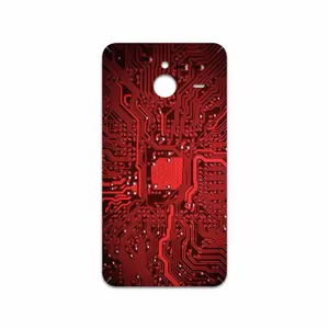 MAHOOT Red Printed Circuit Board Cover Sticker for Microsoft Lumia 640 XL