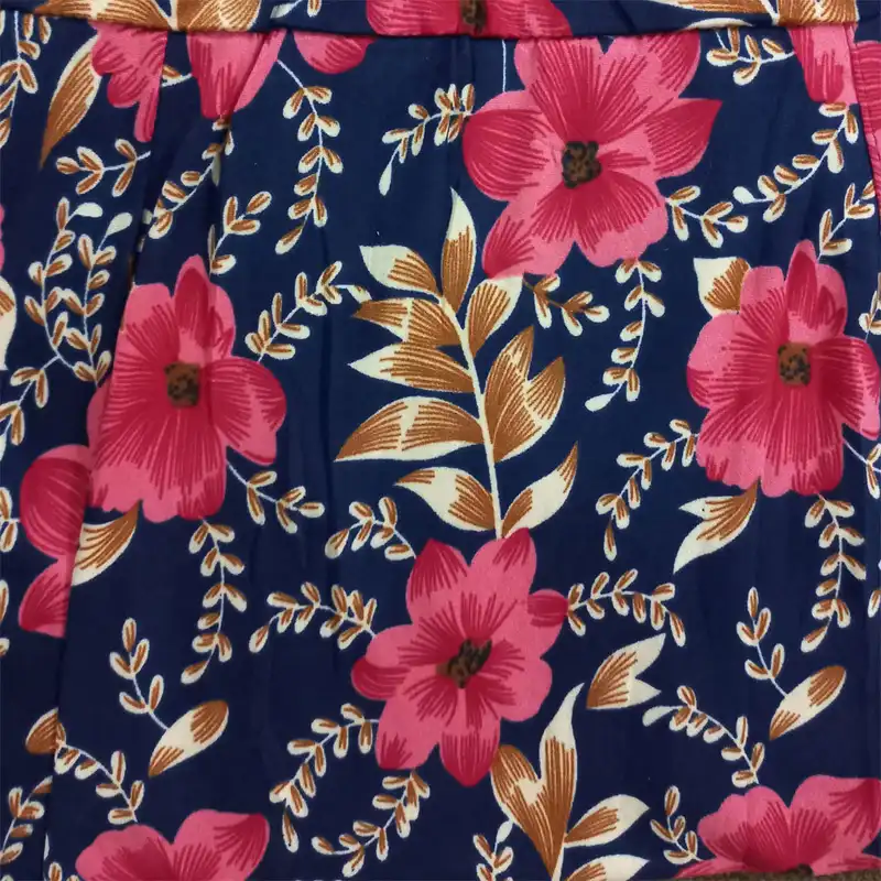 شلوار زنانه لیدی مدل wheat flow رنگ سرمه ای