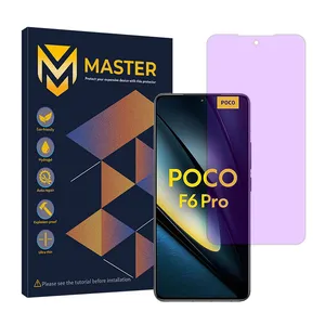 Master Resistant model anti-purple screen protector suitable for Xiaomi Poco F6 Pro mobile phone